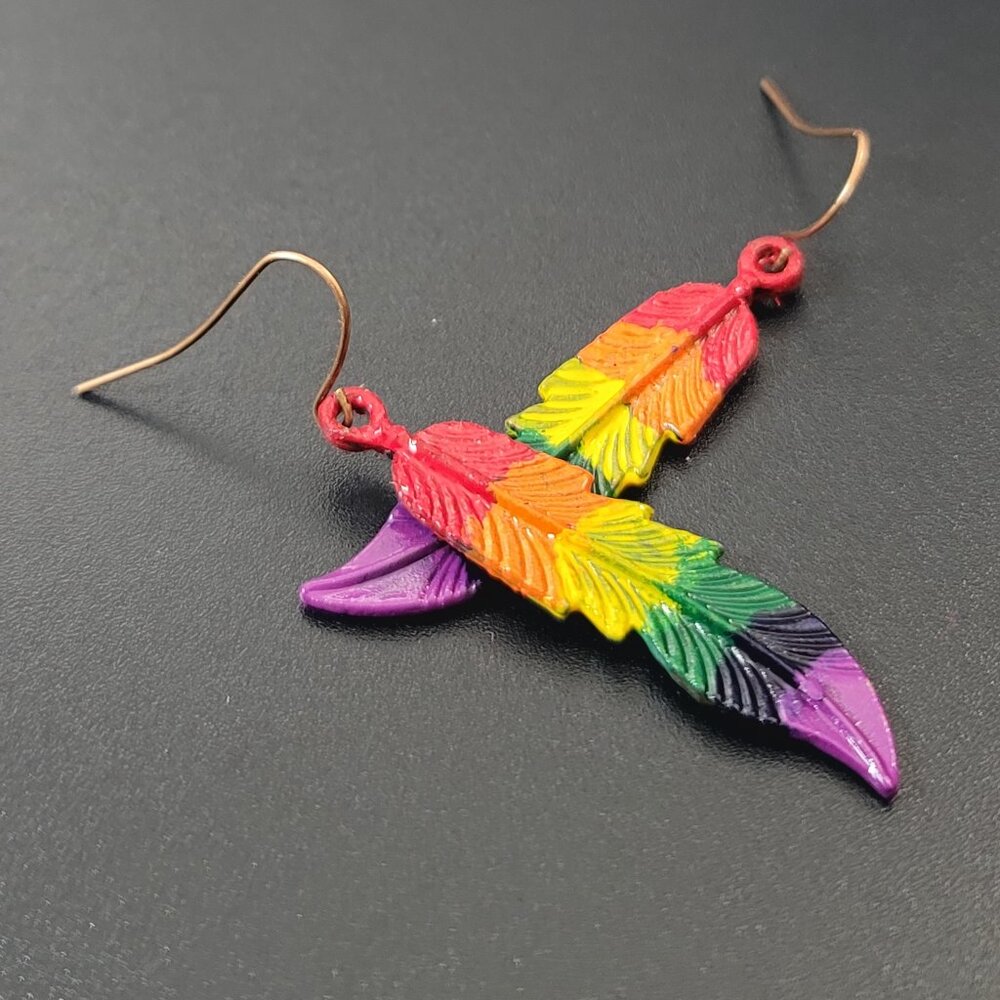 Pride Feather Earrings
